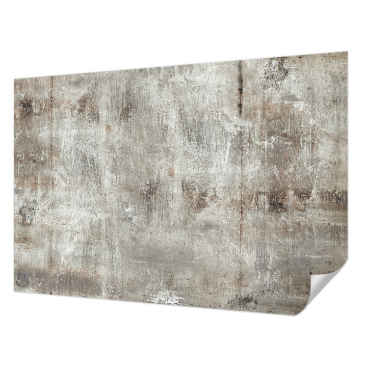 Öntapadós Tapéta Falra, Wallfluent, Ipari tér, Szürke, 152 x 104 cm, Fali Dekoráció, Nedvesség- És Foltálló, 010170060180000020192