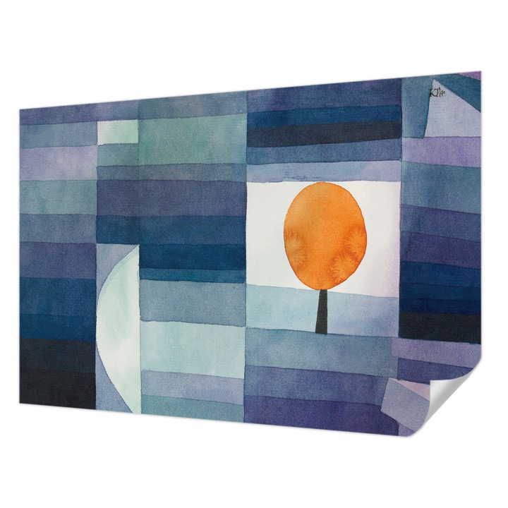 Tapet Textil Autocolant, Wallfluent, Arbore abstract, Negru, 152 x 104 cm, Pentru Sufragerie, Dormitor, 010170060180000031790