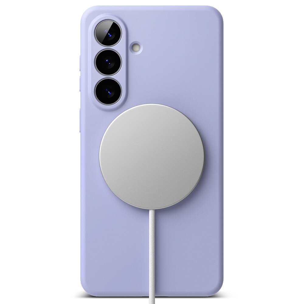Husă Ringke Silicon MagSafe, Antisoc, Mov deschis pentru Samsung Galaxy S26