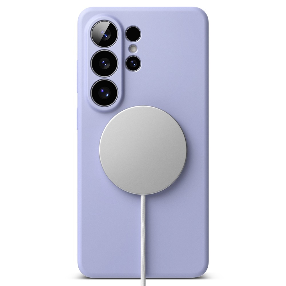 Carcasa Ringke pentru Samsung Galaxy S26 Ultra, Silicon MagSafe, Antisoc, Mov deschis