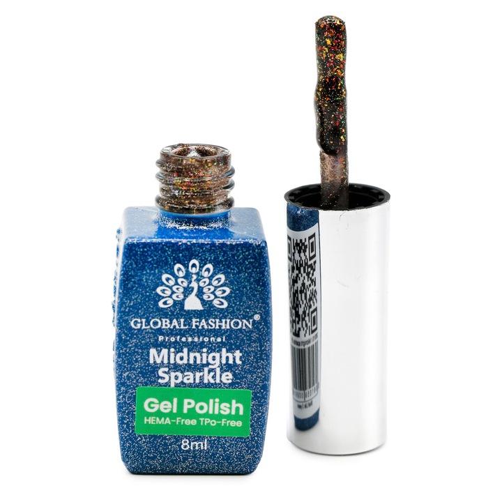 Oja semipermanenta Midnight sparkle 8 ml, 06