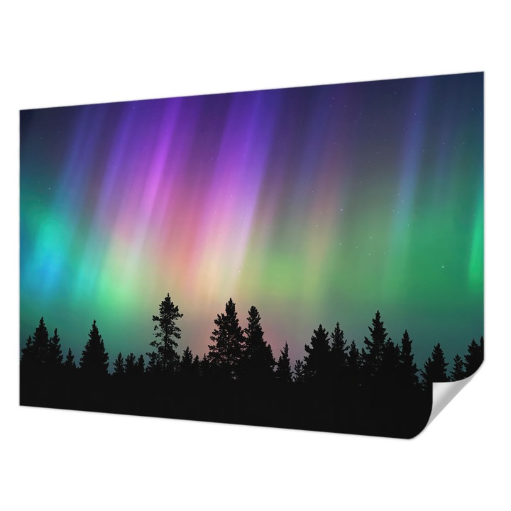 Tapet Textil Autocolant, Wallfluent, Cer magic, Albastru, 152 x 104 cm, Pentru Perete, Rezistente La Apa, Umiditate Si Pete, 010170060180000284702