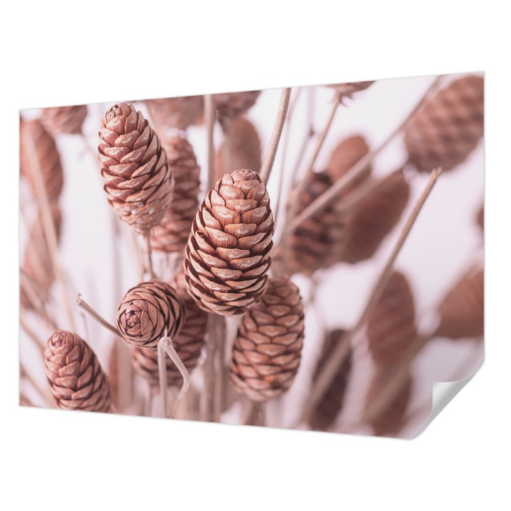 Öntapadós Tapéta Falra, Wallfluent, Természetes elegancia, Barna, 152 x 104 cm, Modern Dizájn, Könnyen Felszerelhető És Tisztítható, 010170060180000284891