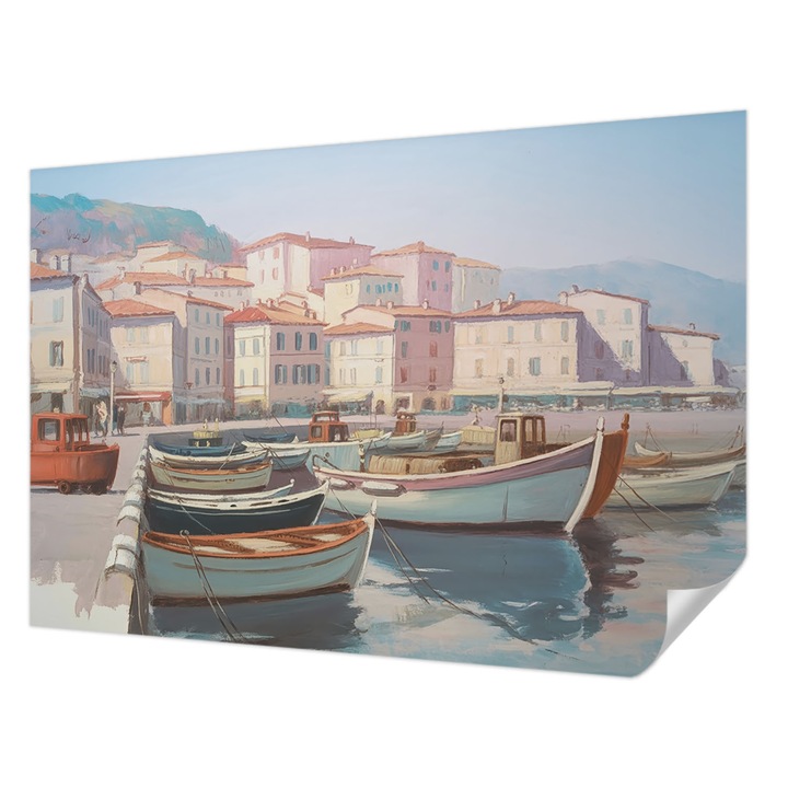 Öntapadós Fotótapéta Falra, Wallfluent, Tengerparti menedék, Bézs, 152 x 104 cm, Erős Ragasztó, Modern Belsőépítészeti Dekoráció, 010170060180000284899