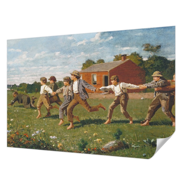 Öntapadós Fotótapéta Falra, Wallfluent, Örömteli szórakozás, Barna, 152 x 104 cm, Könnyen Tisztítható, Nedvességálló, 010170060180000285271