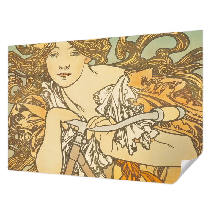 Öntapadós Tapéta Fali Dekoráció, Wallfluent, Tavaszi elegancia, Bézs, 152 x 104 cm, Klasszikus, Könnyen Felszerelhető, 010170060180000285394