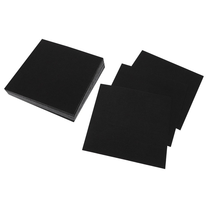 Части за килими, самозалепващи се, намаляващи шума, черни