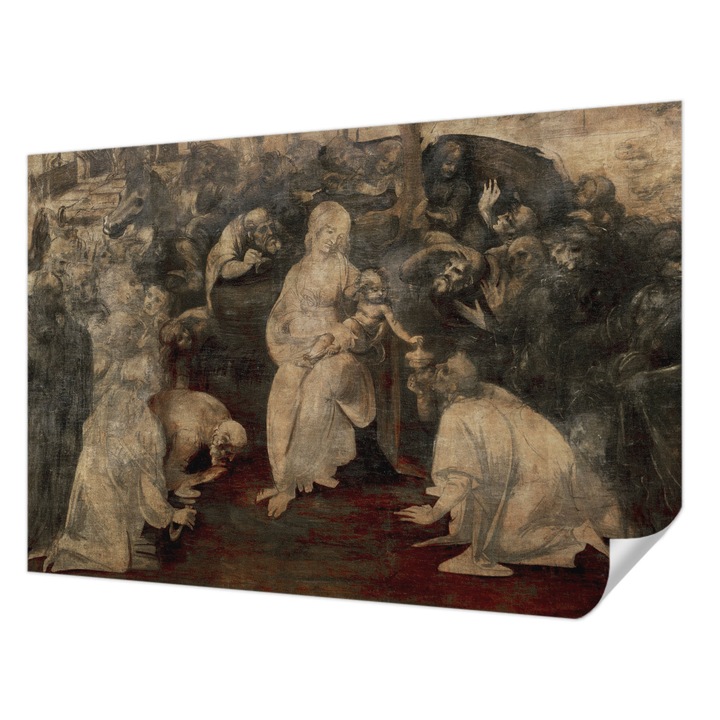 Öntapadós Tapéta Fali Dekoráció, Wallfluent, Lelki találkozó, Barna, 152 x 104 cm, Dekoráció, Falra, 010170060180000285647