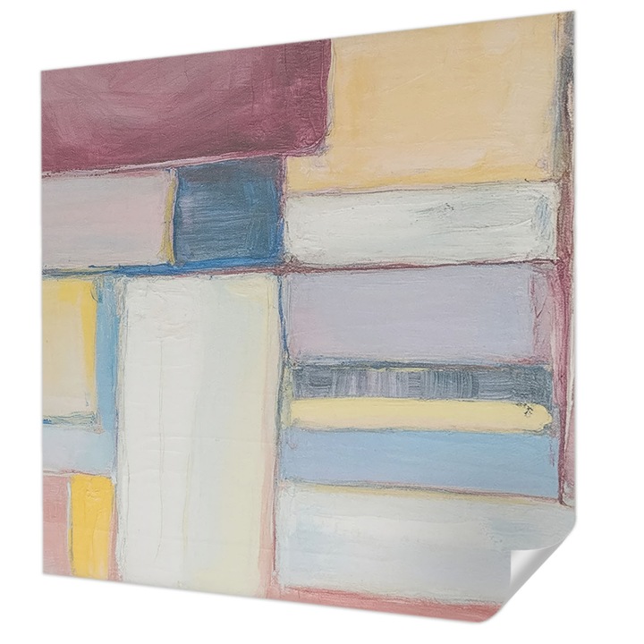 Öntapadós Fotótapéta Falra, Wallfluent, Geometriai formák, Rózsaszín, 250 x 250 cm, Modern Dizájn, Könnyen Felszerelhető És Tisztítható, 010170060030000285022