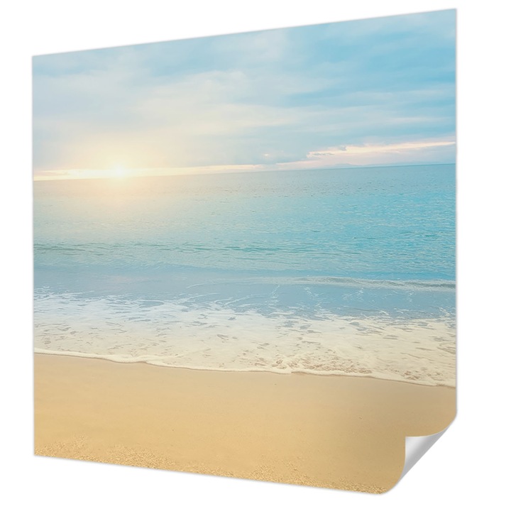 Öntapadós Dekor Tapéta, Wallfluent, Napkelte, Kék, 250 x 250 cm, Könnyen Tisztítható, Nedvességálló, 010170060030000285029