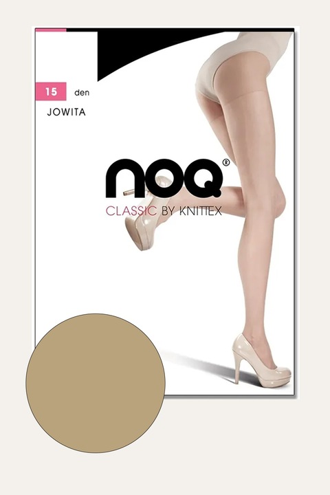 Ciorapi dama semi-mati, 15 DEN - Knittex Jowitadsafdqwf, Dune