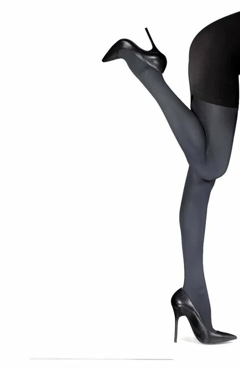 Ciorapi de dama, Knittex, 40 den, microfibra, antracit, marime 2-S Standard