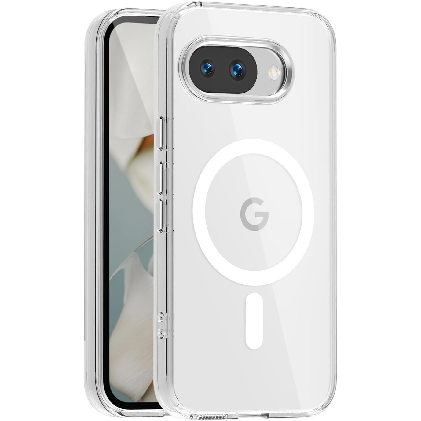 Husa pentru Google Pixel 10a compatibila MagSafe Crystal Clear Back Series - transparenta