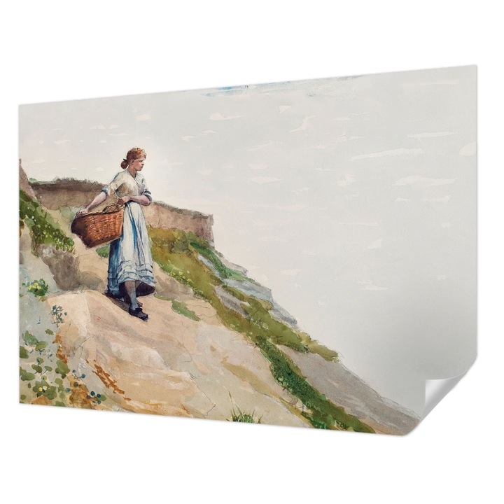 Öntapadós Fotótapéta Falra, Wallfluent, Női tájkép, Fehér, 312 x 219 cm, Fali Dekoráció, Nedvesség- És Foltálló, 010170060960000285587