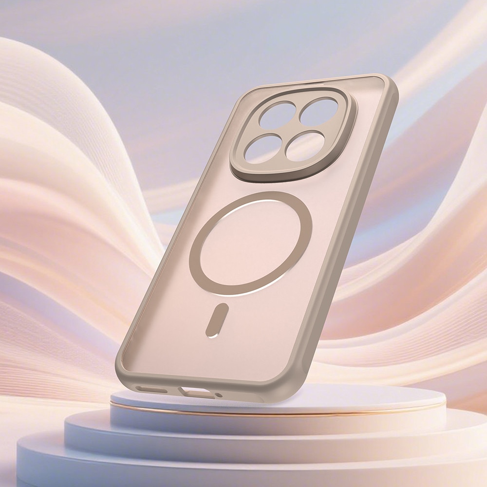 Husă telefon Techsuit HaloFrost II MagSafe Auriu din Policarbonat pentru Xiaomi Redmi Note 15 Pro+ 5G / Poco M8 Pro 5G