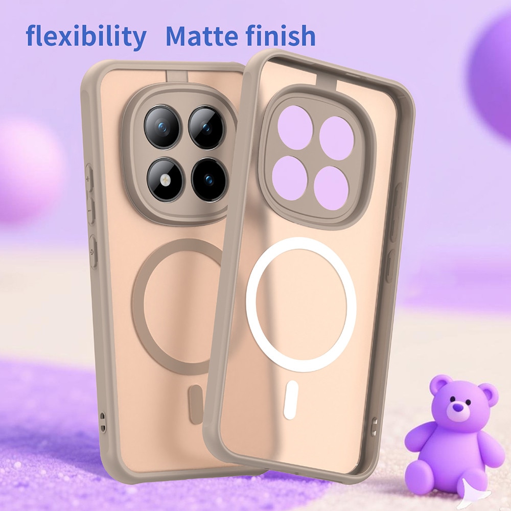 Husă telefon Techsuit HaloFrost II MagSafe Auriu din Policarbonat pentru Xiaomi Redmi Note 15 Pro+ 5G / Poco M8 Pro 5G