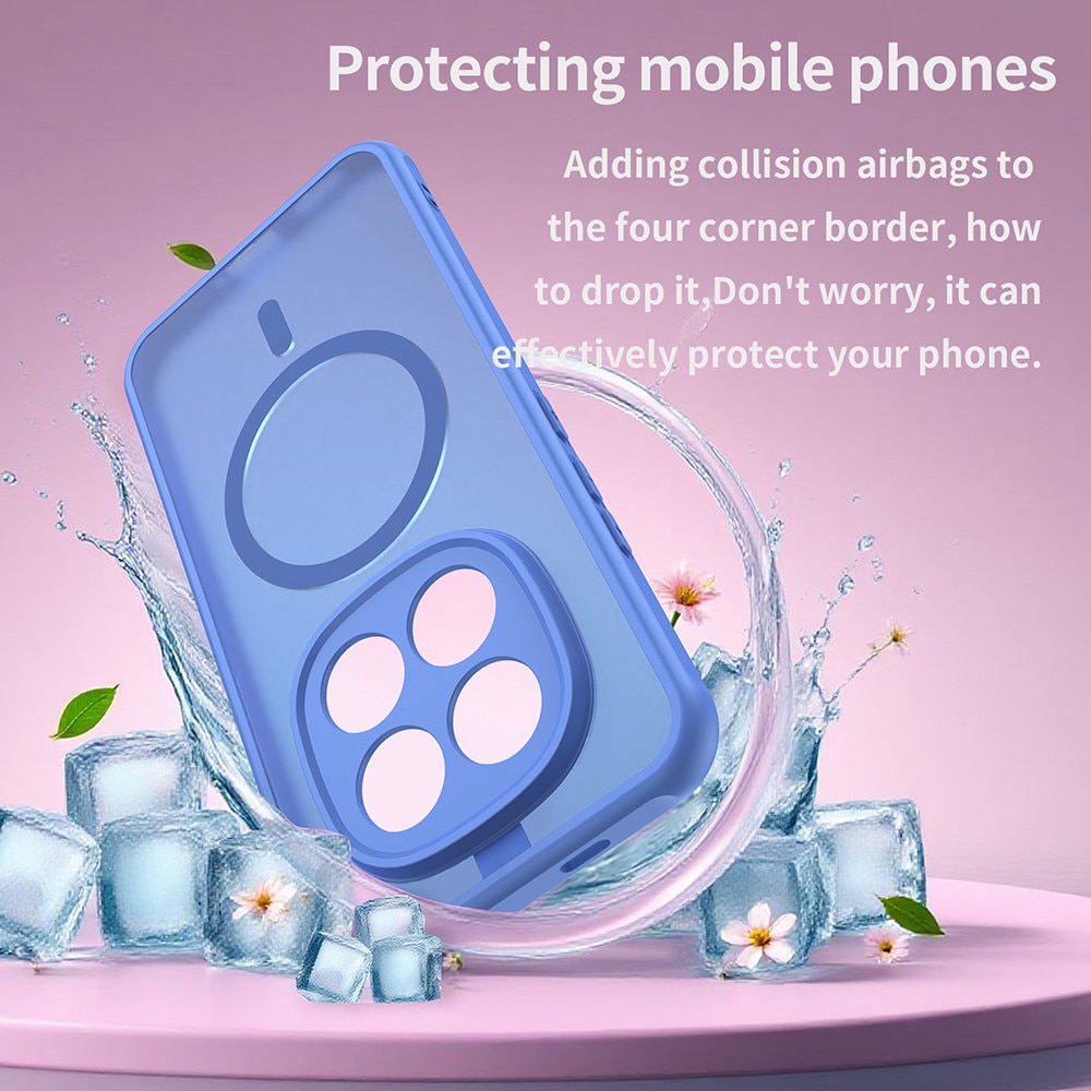 Husa pentru Xiaomi Redmi Note 15 Pro+ 5G / Poco M8 Pro 5G - Techsuit HaloFrost II MagSafe - Sky Blue