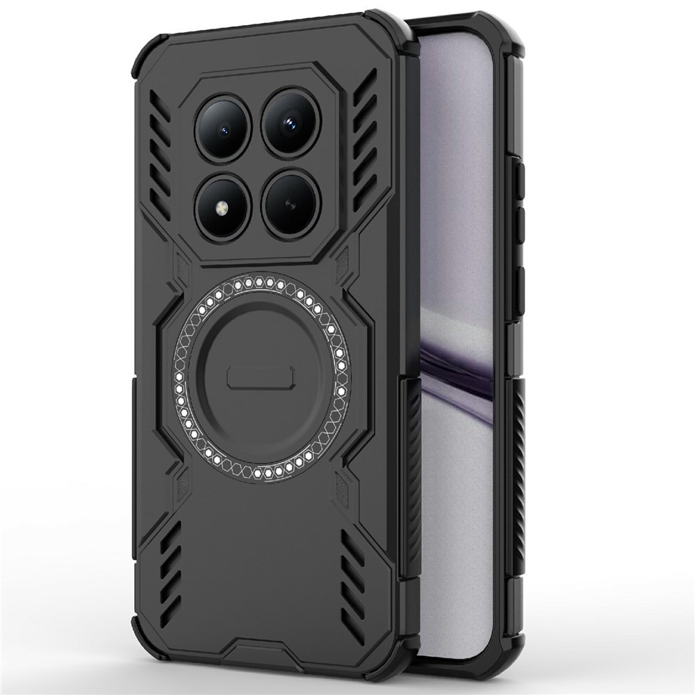Husa antisoc pentru Xiaomi Redmi Note 15 Pro+ 5G / Poco M8 Pro 5G, colturi ranforsate, protectie camere, MagSafe, Accesorio ArmorMag, Black