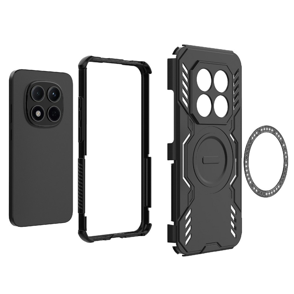Husă pentru Xiaomi Redmi Note 15 Pro 5G, set cu sticker, ArmorMag, albastru