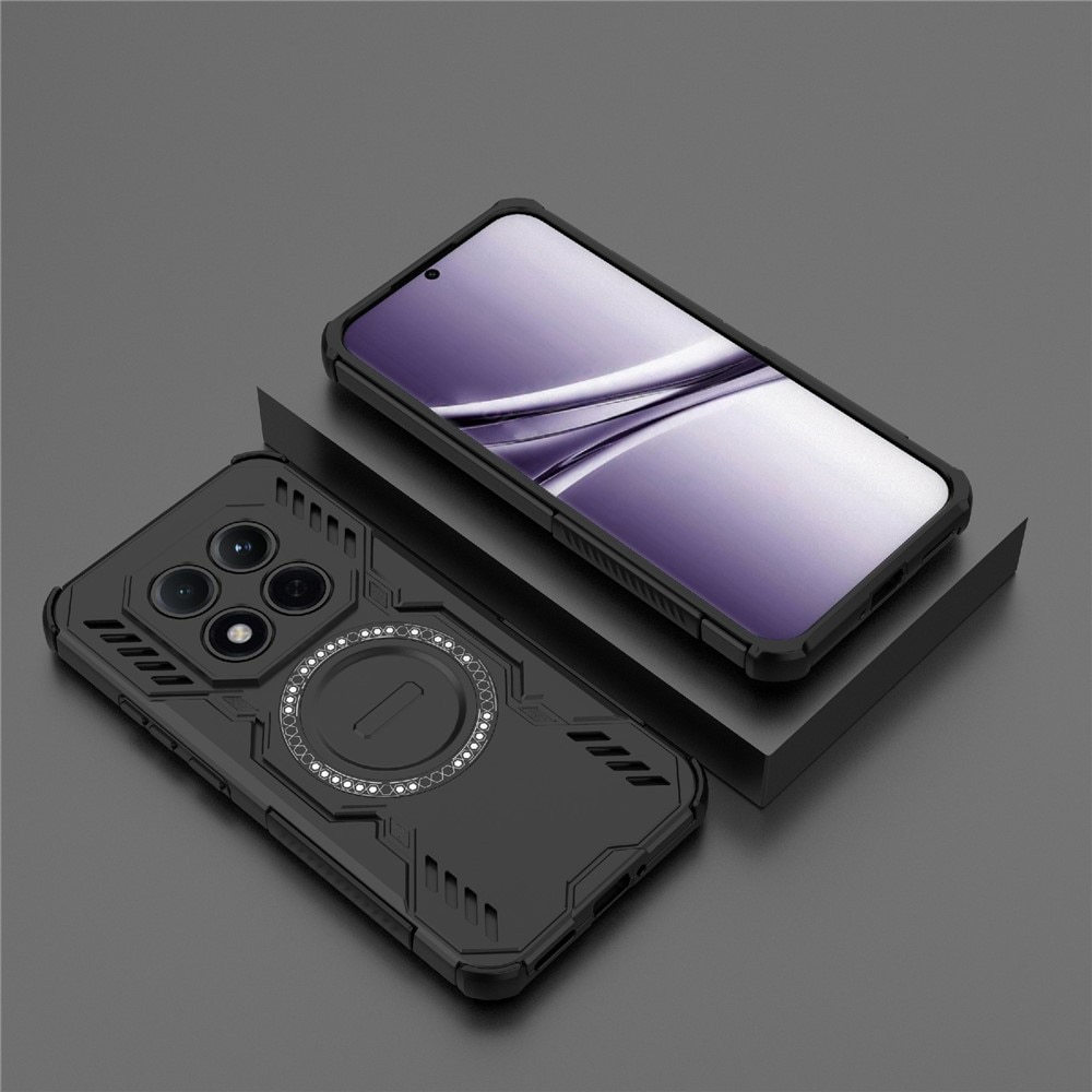 Husa antisoc pentru Xiaomi Redmi Note 15 Pro+ 5G / Poco M8 Pro 5G, colturi ranforsate, protectie camere, MagSafe, Accesorio ArmorMag, Black