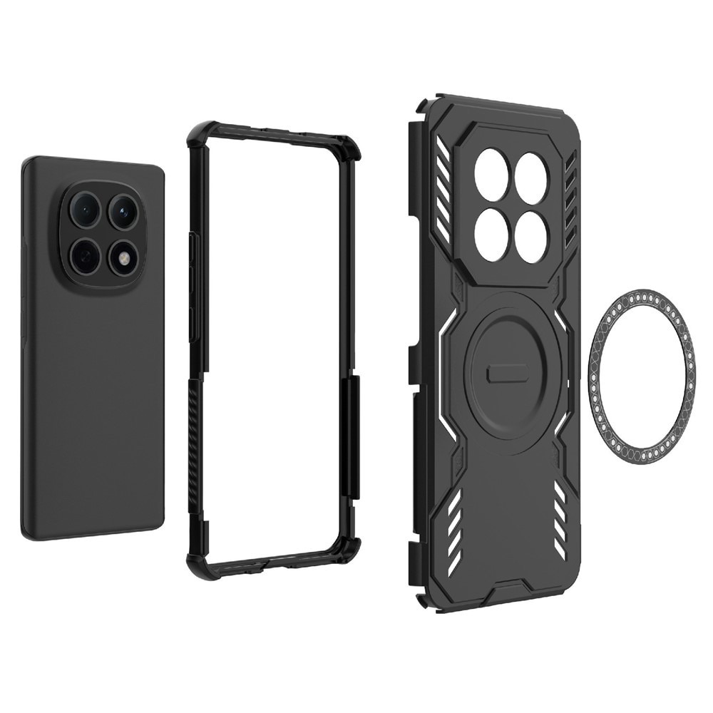 Husa antisoc pentru Xiaomi Redmi Note 15 5G / Poco M8 5G, colturi ranforsate, protectie camere, MagSafe, Accesorio ArmorMag, Black