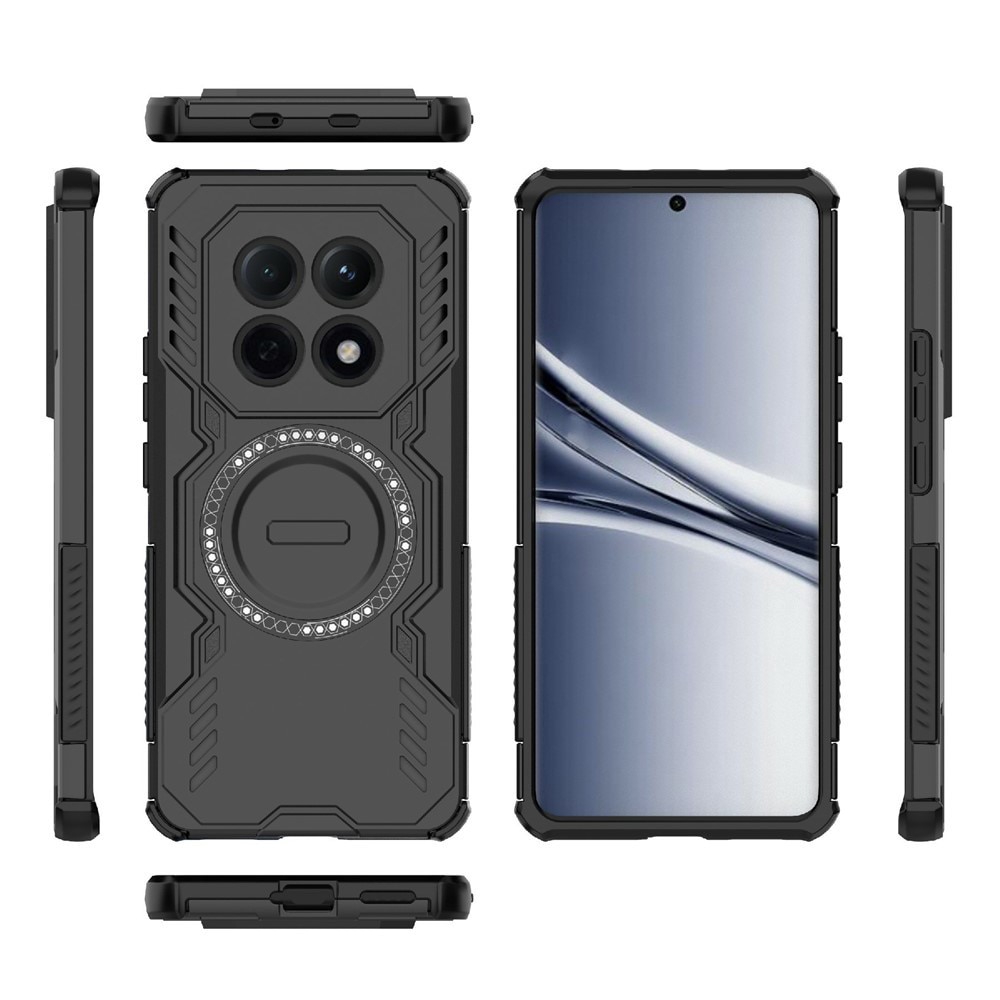 Husa antisoc pentru Xiaomi Redmi Note 15 5G / Poco M8 5G, colturi ranforsate, protectie camere, MagSafe, Accesorio ArmorMag, Black