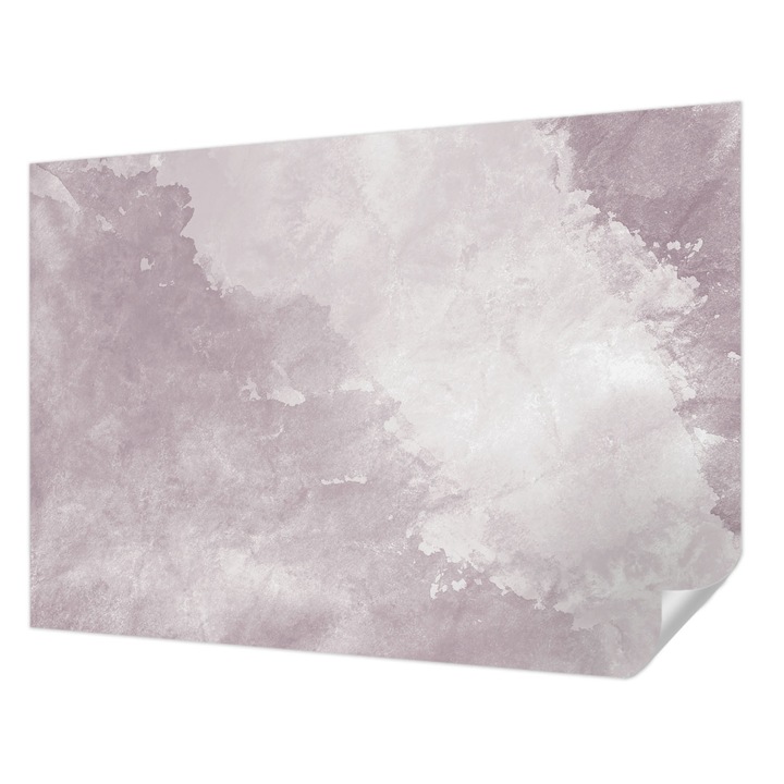Öntapadós Fotótapéta Falra, Wallfluent, Lila absztrakció, Szürke, 208 x 146 cm, Klasszikus, Könnyen Felszerelhető, 010170060950000011979
