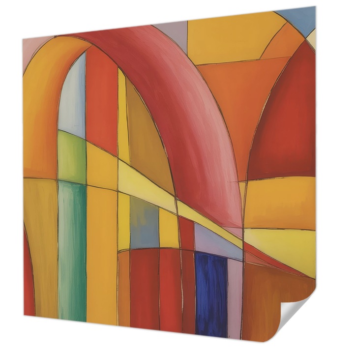 Öntapadós Dekor Tapéta, Wallfluent, Energiaformák, Piros, 250 x 250 cm, Fali Dekoráció, Nedvesség- És Foltálló, 010170060030000285165