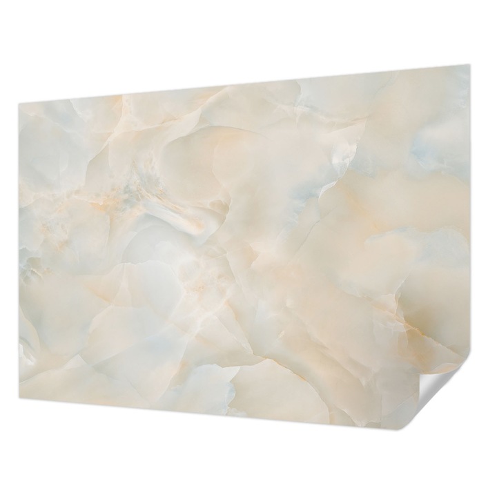 Öntapadós Fotótapéta Falra, Wallfluent, Finom absztrakció, Fehér, 312 x 219 cm, Előszobába, Hálószobába, 010170060960000282606