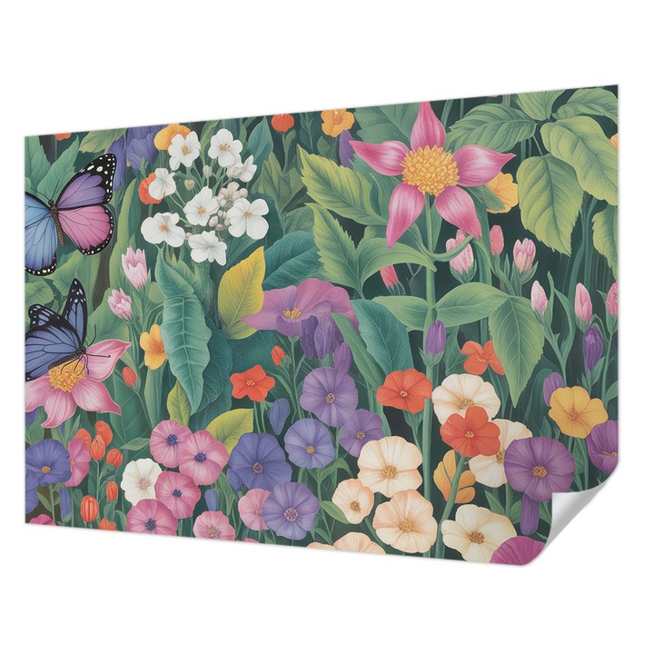 Öntapadós Fotótapéta Falra, Wallfluent, Virágrobbanás, Zöld, 208 x 146 cm, Fali Dekoráció, Nedvesség- És Foltálló, 010170060950000284733