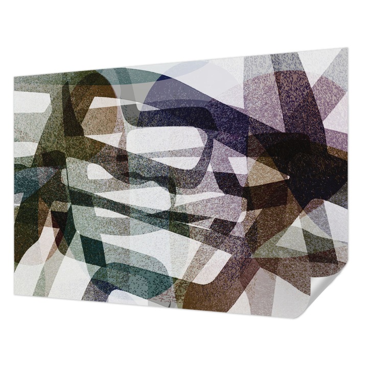 Öntapadós Tapéta Fali Dekoráció, Wallfluent, Színes íjak, Fekete, 312 x 219 cm, Klasszikus, Könnyen Felszerelhető, 010170060960000284784