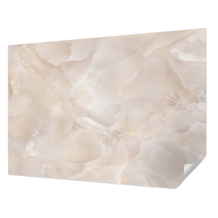 Tapet Autocolant De Perete, Wallfluent, Marmura delicata, Alb, 208 x 146 cm, Pentru Sufragerie, Dormitor, 010170060950000282610