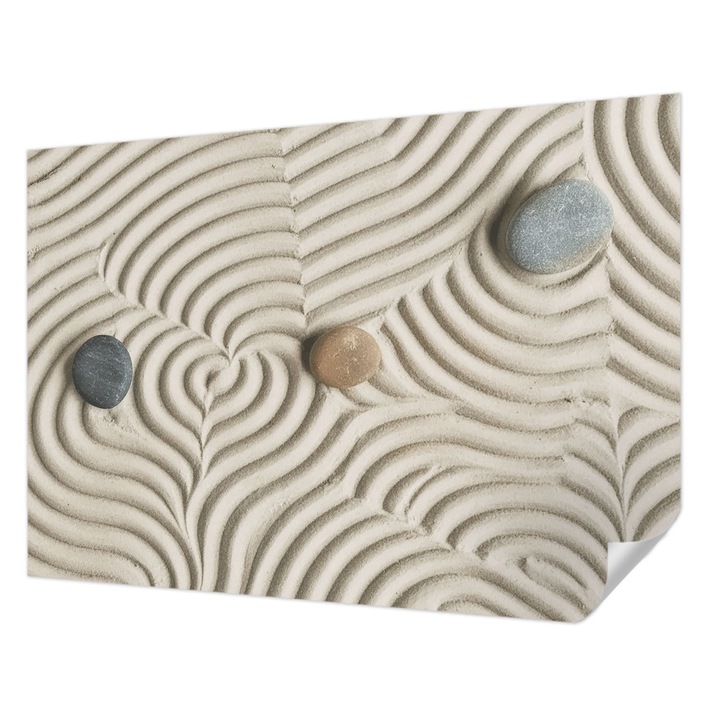 Öntapadós Dekor Tapéta, Wallfluent, Harmonikus hullámok, Fehér, 208 x 146 cm, Modern Dizájn, Könnyen Felszerelhető És Tisztítható, 010170060950000285031