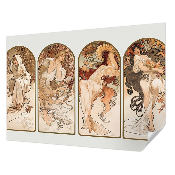 Öntapadós Tapéta Falra, Wallfluent, Női pórusok, Barna, 208 x 146 cm, Dekoráció, Klasszikus, 010170060950000285267