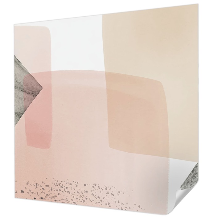 Öntapadós Fotótapéta Falra, Wallfluent, Finom figurák, Bézs, 250 x 250 cm, Könnyen Tisztítható, Nedvességálló, 010170060030000284920