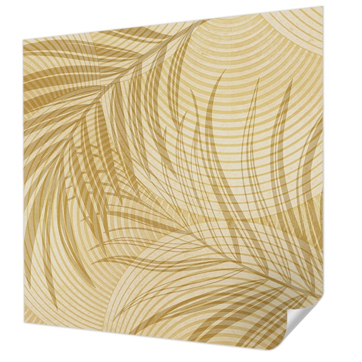 Öntapadós Tapéta Falra, Wallfluent, Trópusi elegancia, Bézs, 250 x 250 cm, Fali Dekoráció, Nedvesség- És Foltálló, 010170060030000284912