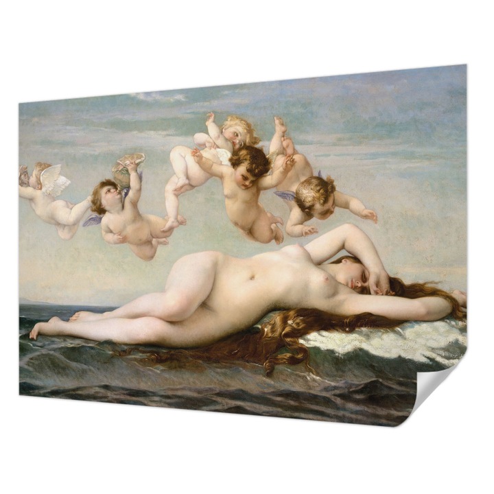 Öntapadós Dekor Tapéta, Wallfluent, Mitikus jelenet, Barna, 208 x 146 cm, Erős Ragasztó, Modern Belsőépítészeti Dekoráció, 010170060950000285229