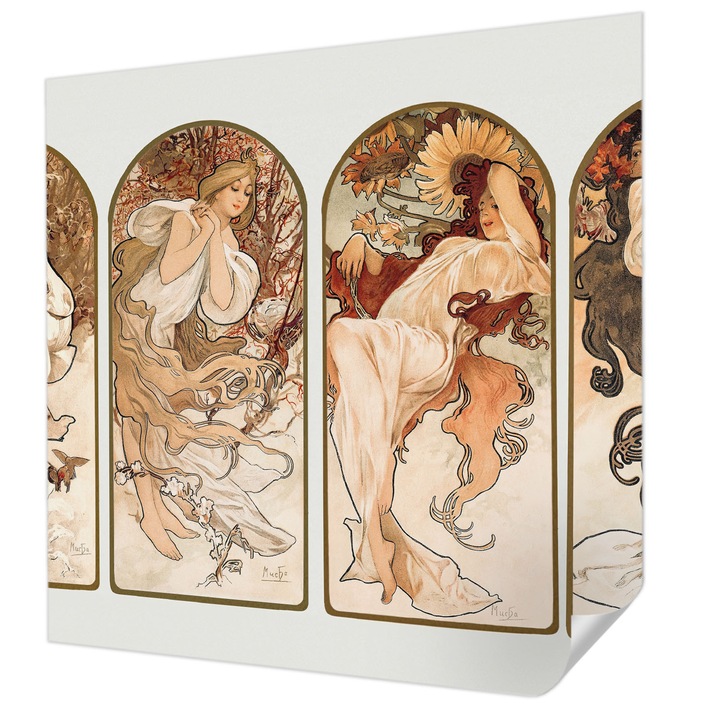 Öntapadós Tapéta Falra, Wallfluent, Női pórusok, Barna, 250 x 250 cm, Dekoráció, Klasszikus, 010170060030000285267