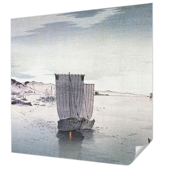 Öntapadós Fotótapéta Falra, Wallfluent, Tengerészeti táj, Szürke, 250 x 250 cm, Fali Dekoráció, Nedvesség- És Foltálló, 010170060030000285338