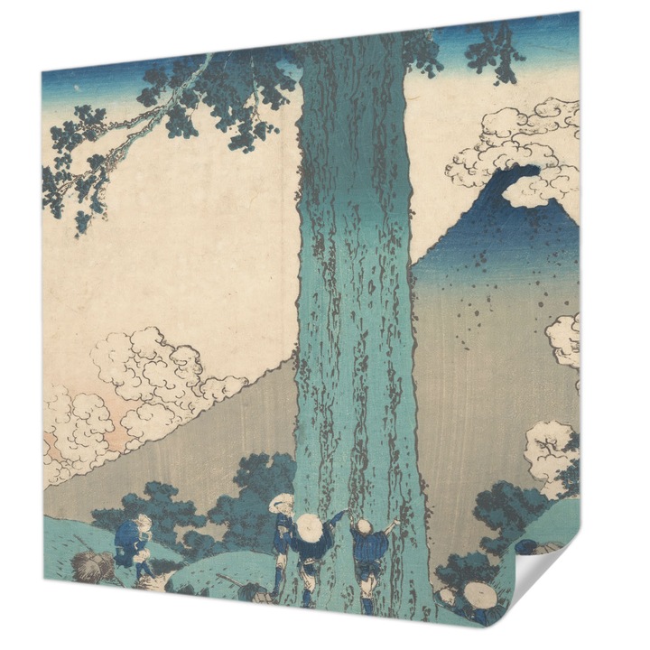 Öntapadós Tapéta Fali Dekoráció, Wallfluent, Hegyi panoráma, Kék, 250 x 250 cm, Könnyen Tisztítható, Nedvességálló, 010170060030000285354