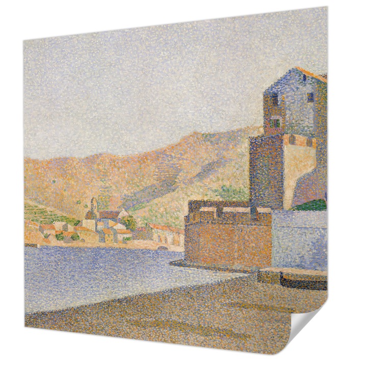 Öntapadós Tapéta Falra, Wallfluent, Nyári menedék, Narancssárga, 250 x 250 cm, Modern Dizájn, Könnyen Felszerelhető És Tisztítható, 010170060030000285400