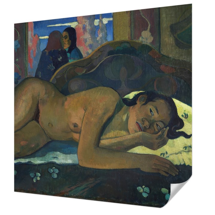 Öntapadós Tapéta Fali Dekoráció, Wallfluent, Egzotikus béke, Kék, 250 x 250 cm, Erős Ragasztó, Modern Belsőépítészeti Dekoráció, 010170060030000285269