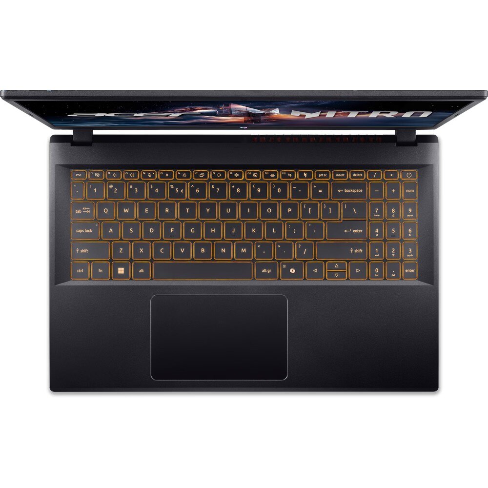 Laptop Gaming ACER Nitro V 15 ANV15-52-57AF, Intel Core i5-13420H pana la 4.7 GHz, 15.6" FHD, 16GB, SSD 512GB, NVIDIA GeForce RTX 5050 8GB, Free DOS, Negru