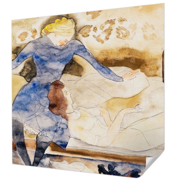 Öntapadós Fotótapéta Falra, Wallfluent, Női béke, Barna, 250 x 250 cm, Dekoráció, Erős Ragasztó, 010170060030000285463