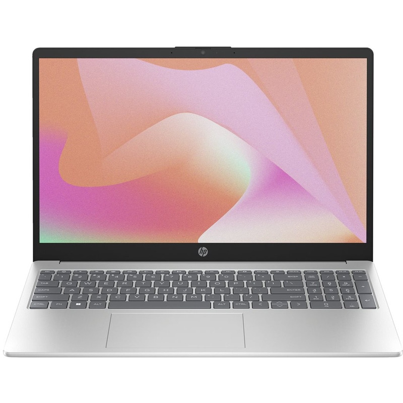 Laptop HP 15-fd0015nq cu procesor Intel® Core™ i7-1355U pana la 5.0 GHz, 15.6", Full HD, 8 GB DDR4 RAM, 512 GB SSD, Intel® Iris® Xe Graphics, Windows 11 Pro, Natural Silver