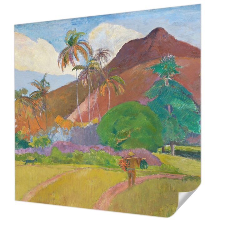 Öntapadós Dekor Tapéta, Wallfluent, Egzotikus természet, Zöld, 250 x 250 cm, Fali Dekoráció, Nedvesség- És Foltálló, 010170060030000285563