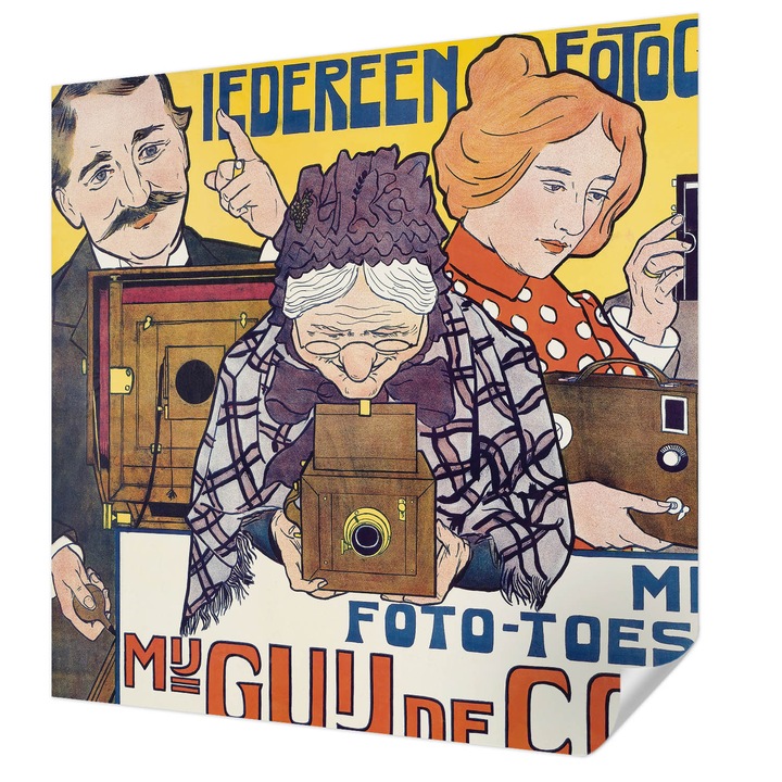 Öntapadós Fotótapéta Falra, Wallfluent, Fotózási szenvedély, Fehér, 250 x 250 cm, Erős Ragasztó, Modern Belsőépítészeti Dekoráció, 010170060030000285590