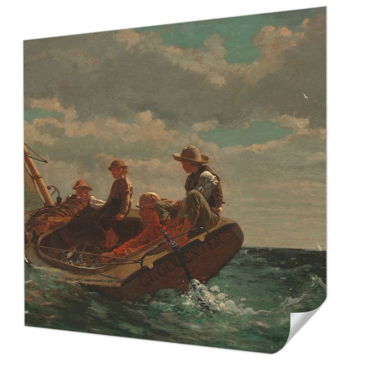 Öntapadós Dekor Tapéta, Wallfluent, Tengeri expedíció, Kék, 250 x 250 cm, Klasszikus, Könnyen Felszerelhető, 010170060030000285637