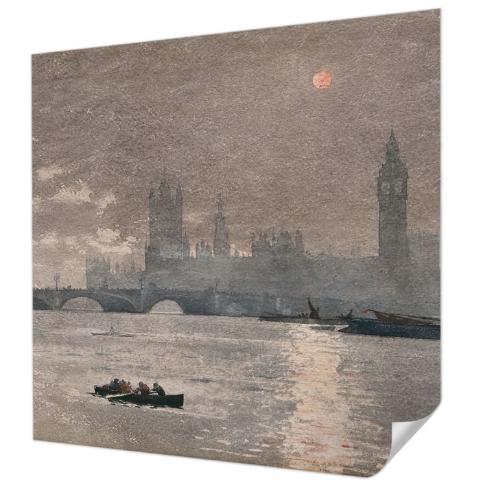 Öntapadós Dekor Tapéta, Wallfluent, Éjszakai panoráma, Szürke, 250 x 250 cm, Dekoráció, Falra, 010170060030000285638