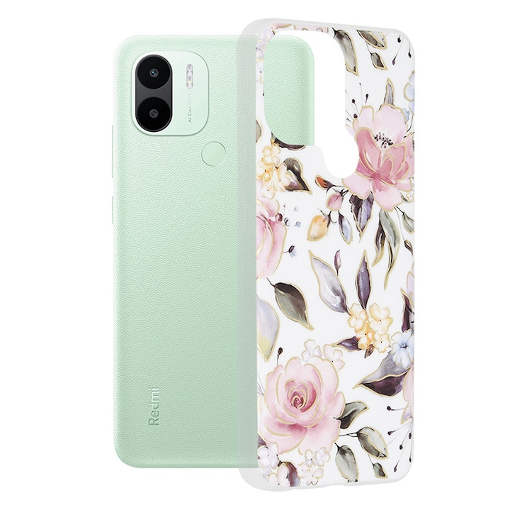 Carcasa de protectie pentru Xiaomi Redmi A1+ / Xiaomi Redmi A2+, alb